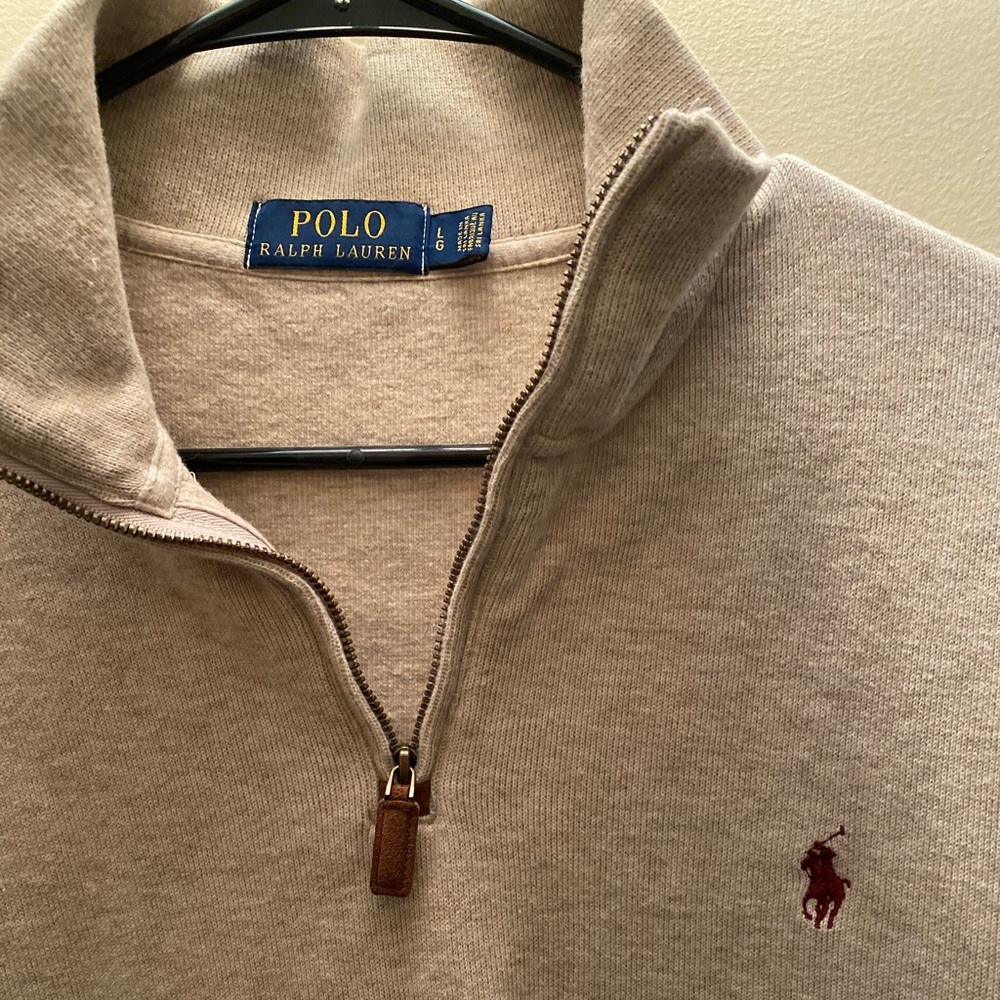 Ralph Lauren Quarter-Zip Pullover - Large